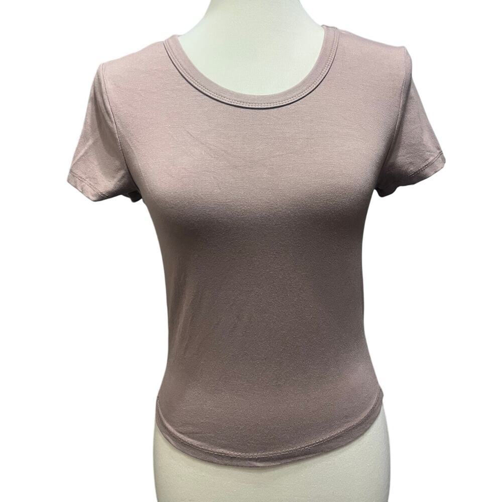 Pink Rose Tan T-shirt